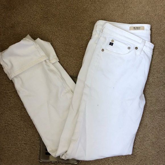 White Adriano Goldschemied Jeans - Picture 2 of 5